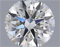 Natural Diamond 0.45 Carats, Round with Excellent Cut, H Color, SI1 Clarity and Certified by IGI