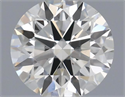 Natural Diamond 0.42 Carats, Round with Excellent Cut, I Color, VS1 Clarity and Certified by IGI