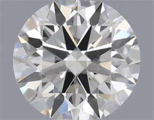 Picture of Natural Diamond 0.42 Carats, Round with Excellent Cut, I Color, VS1 Clarity and Certified by IGI