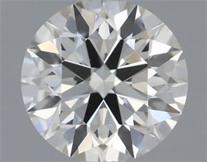 Picture of Natural Diamond 0.45 Carats, Round with Excellent Cut, I Color, VS1 Clarity and Certified by IGI