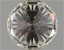 Natural Diamond 0.57 Carats, Round with Excellent Cut, J Color, SI2 Clarity and Certified by GIA