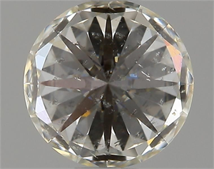 Picture of Natural Diamond 0.57 Carats, Round with Excellent Cut, J Color, SI2 Clarity and Certified by GIA