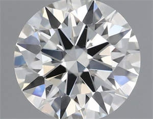 Picture of Natural Diamond 0.50 Carats, Round with Excellent Cut, I Color, VS2 Clarity and Certified by IGI