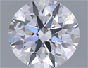 Natural Diamond 0.40 Carats, Round with Excellent Cut, D Color, SI2 Clarity and Certified by GIA