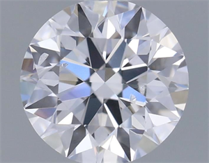 Picture of Natural Diamond 0.40 Carats, Round with Excellent Cut, D Color, SI2 Clarity and Certified by GIA