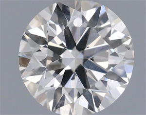 Picture of Natural Diamond 0.50 Carats, Round with Very Good Cut, J Color, SI2 Clarity and Certified by GIA