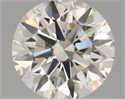 Natural Diamond 0.57 Carats, Round with Excellent Cut, I Color, VS1 Clarity and Certified by IGI