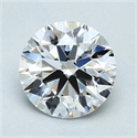 Natural Diamond 1.42 Carats, Round with Excellent Cut, D Color, VVS1 Clarity and Certified by GIA