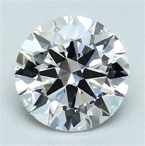 Picture of Natural Diamond 1.90 Carats, Round with Excellent Cut, D Color, VVS1 Clarity and Certified by GIA