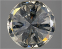 Natural Diamond 3.02 Carats, Round with Excellent Cut, K Color, SI2 Clarity and Certified by IGI