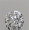 Natural Diamond 0.40 Carats, Round with Very Good Cut, H Color, VVS2 Clarity and Certified by GIA