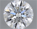 Natural Diamond 0.40 Carats, Round with Very Good Cut, I Color, SI1 Clarity and Certified by GIA