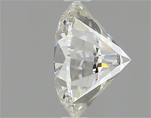 Picture of Natural Diamond 2.06 Carats, Round with Excellent Cut, I Color, VS2 Clarity and Certified by GIA