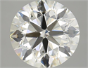 Natural Diamond 2.90 Carats, Round with Excellent Cut, J Color, SI1 Clarity and Certified by IGI