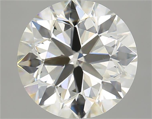 Picture of Natural Diamond 2.90 Carats, Round with Excellent Cut, J Color, SI1 Clarity and Certified by IGI