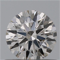 Natural Diamond 0.50 Carats, Round with Excellent Cut, K Color, VVS2 Clarity and Certified by GIA