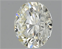 Natural Diamond 0.60 Carats, Round with Excellent Cut, K Color, VVS2 Clarity and Certified by IGI