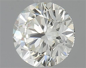 Picture of Natural Diamond 0.56 Carats, Round with Excellent Cut, K Color, VVS2 Clarity and Certified by IGI