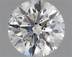 Picture of Natural Diamond 0.60 Carats, Round with Very Good Cut, I Color, SI2 Clarity and Certified by GIA