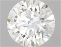 Natural Diamond 0.40 Carats, Round with Excellent Cut, J Color, VS2 Clarity and Certified by GIA