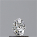 Natural Diamond 0.50 Carats, Round with Excellent Cut, G Color, I1 Clarity and Certified by GIA