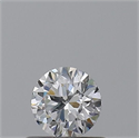 Natural Diamond 0.40 Carats, Round with Excellent Cut, D Color, VVS2 Clarity and Certified by GIA