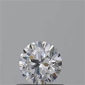 Picture of Natural Diamond 0.40 Carats, Round with Excellent Cut, D Color, VVS2 Clarity and Certified by GIA