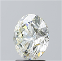 Natural Diamond 2.62 Carats, Round with Excellent Cut, J Color, SI2 Clarity and Certified by IGI