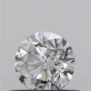 Picture of Natural Diamond 0.41 Carats, Round with Very Good Cut, H Color, VS1 Clarity and Certified by GIA