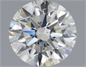 Natural Diamond 0.60 Carats, Round with Excellent Cut, K Color, SI2 Clarity and Certified by GIA