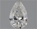 Natural Diamond 1.02 Carats, Pear with  Cut, H Color, I1 Clarity and Certified by GIA