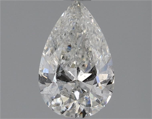 Picture of Natural Diamond 1.02 Carats, Pear with  Cut, H Color, I1 Clarity and Certified by GIA