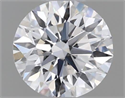 Natural Diamond 0.41 Carats, Round with Excellent Cut, D Color, VVS2 Clarity and Certified by GIA