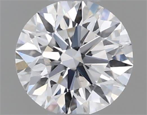 Picture of Natural Diamond 0.41 Carats, Round with Excellent Cut, D Color, VVS2 Clarity and Certified by GIA