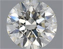 Natural Diamond 0.60 Carats, Round with Excellent Cut, J Color, VS1 Clarity and Certified by IGI