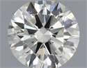 Natural Diamond 0.48 Carats, Round with Excellent Cut, J Color, VS2 Clarity and Certified by IGI