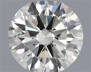 Picture of Natural Diamond 0.48 Carats, Round with Excellent Cut, J Color, VS2 Clarity and Certified by IGI