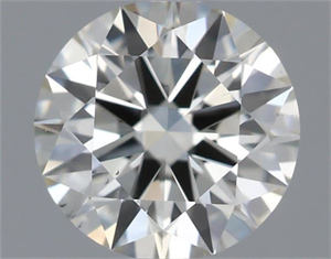 Picture of Natural Diamond 0.64 Carats, Round with Excellent Cut, J Color, VS2 Clarity and Certified by IGI