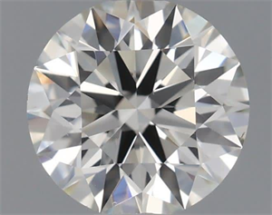 Picture of Natural Diamond 0.61 Carats, Round with Excellent Cut, J Color, VS1 Clarity and Certified by IGI