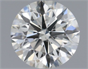 Natural Diamond 0.56 Carats, Round with Excellent Cut, K Color, SI1 Clarity and Certified by GIA