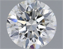 Natural Diamond 0.50 Carats, Round with Excellent Cut, J Color, VS2 Clarity and Certified by GIA