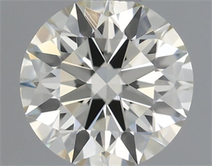 Picture of Natural Diamond 0.46 Carats, Round with Excellent Cut, K Color, VS2 Clarity and Certified by IGI