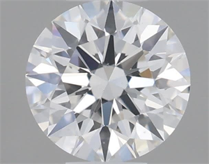 Picture of Natural Diamond 0.42 Carats, Round with Excellent Cut, F Color, VS2 Clarity and Certified by GIA