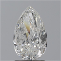 Natural Diamond 1.72 Carats, Pear with  Cut, G Color, I1 Clarity and Certified by IGI