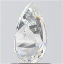 Natural Diamond 1.01 Carats, Pear with  Cut, G Color, SI2 Clarity and Certified by IGI