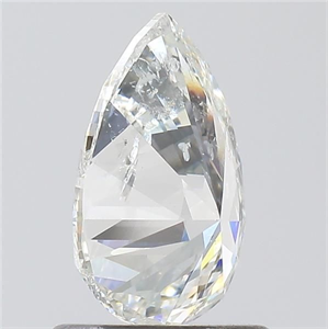 Picture of Natural Diamond 1.01 Carats, Pear with  Cut, G Color, SI2 Clarity and Certified by IGI