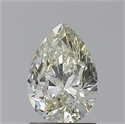 Natural Diamond 1.03 Carats, Pear with  Cut, K Color, VS1 Clarity and Certified by IGI