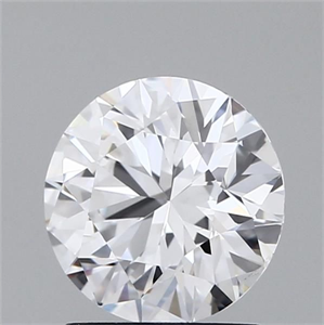 Picture of Natural Diamond 1.55 Carats, Round with Excellent Cut, D Color, SI1 Clarity and Certified by GIA