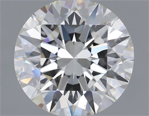 Picture of Natural Diamond 2.01 Carats, Round with Excellent Cut, I Color, SI1 Clarity and Certified by GIA