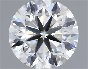 Picture of Natural Diamond 0.50 Carats, Round with Very Good Cut, I Color, VVS1 Clarity and Certified by IGI